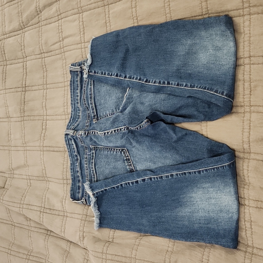 Kut from the Kloth Distressed Denim Cropped Jeans - Picture 6 of 10